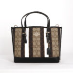 coach mollie tote 25 in signature jacquard