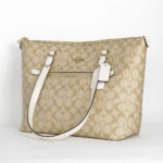 coach gallery tote in signature canvas