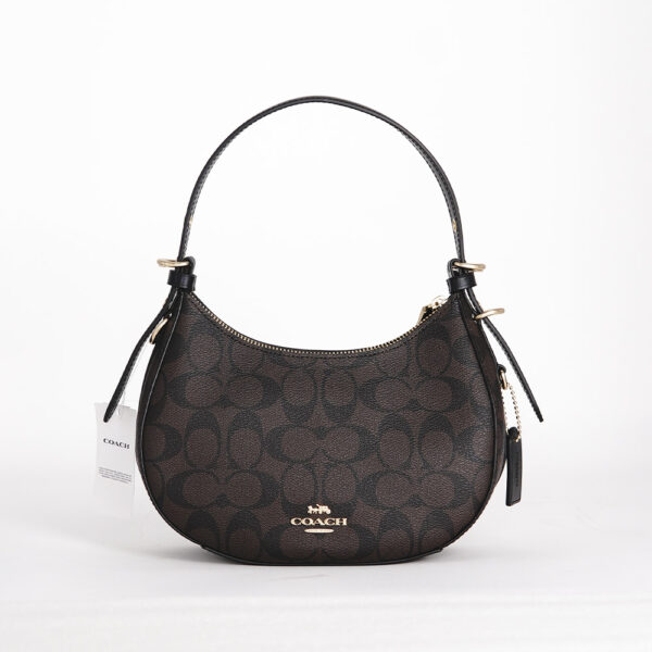 coach kleo hobo in signature canvas