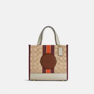 COACH DEMPSEY TOTE 22 IN SIGNATURE JACQUARD