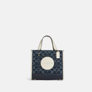 COACH DEMPSEY TOTE 22 IN SIGNATURE JACQUARD