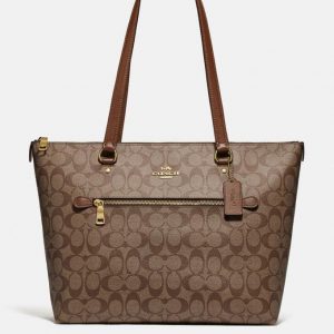 COACH GALLERY TOTE IN SIGNATURE CANVAS