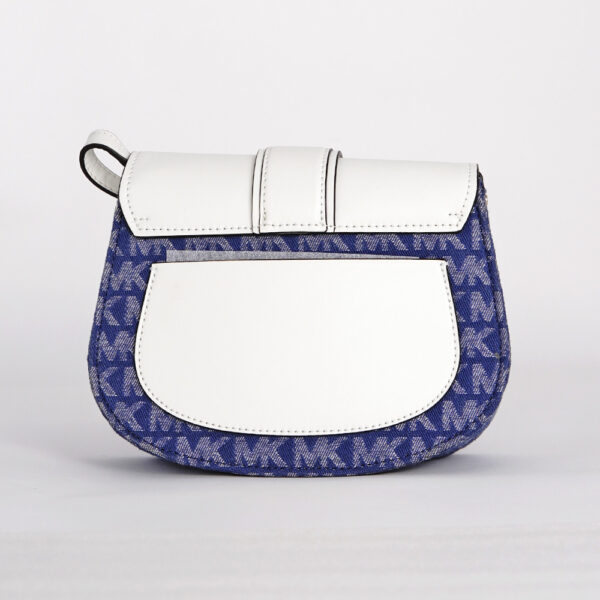 michael kors small denim lillian signature