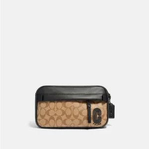 COACH EDGE BELT BAG IN SIGNATURE CANVAS