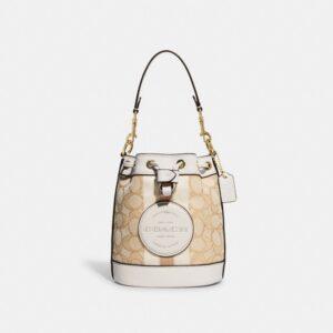 COACH MINI BUCKET DEMPSEY IN SIGNATURE CANVAS