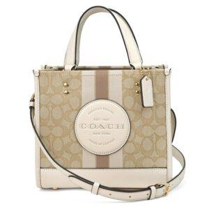 COACH DEMPSEY TOTE 22 IN SIGNATURE JACQUARD