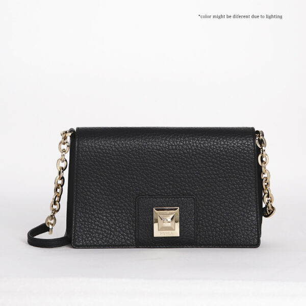 furla joann small leather pochette