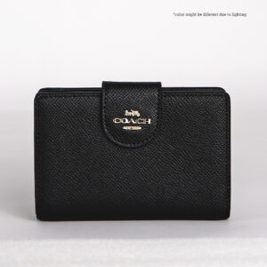 coach medium corner zip wallet