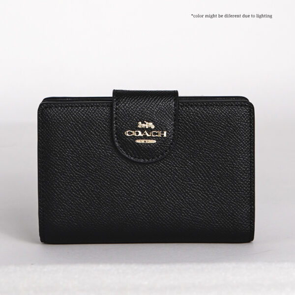 coach medium corner zip wallet