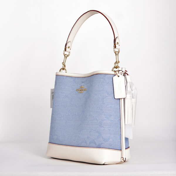 coach mollie bucket bag 22 in signature chambray