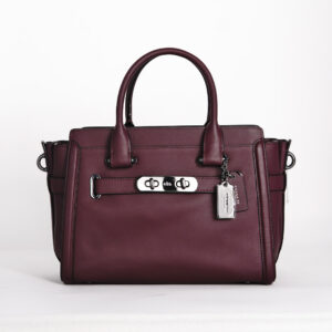 coach swagger 27 in glovetanned oxblood