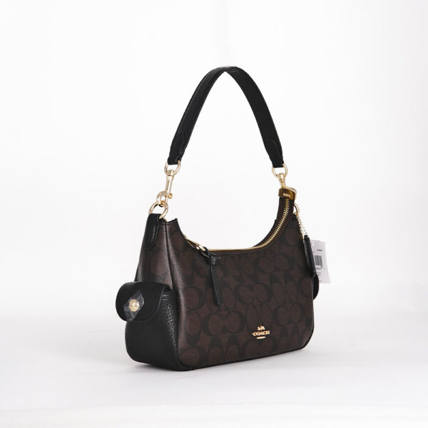 COACH PENNIE SHOULDER BAG 25 IN SIGNATURE CANVAS Bag Habits