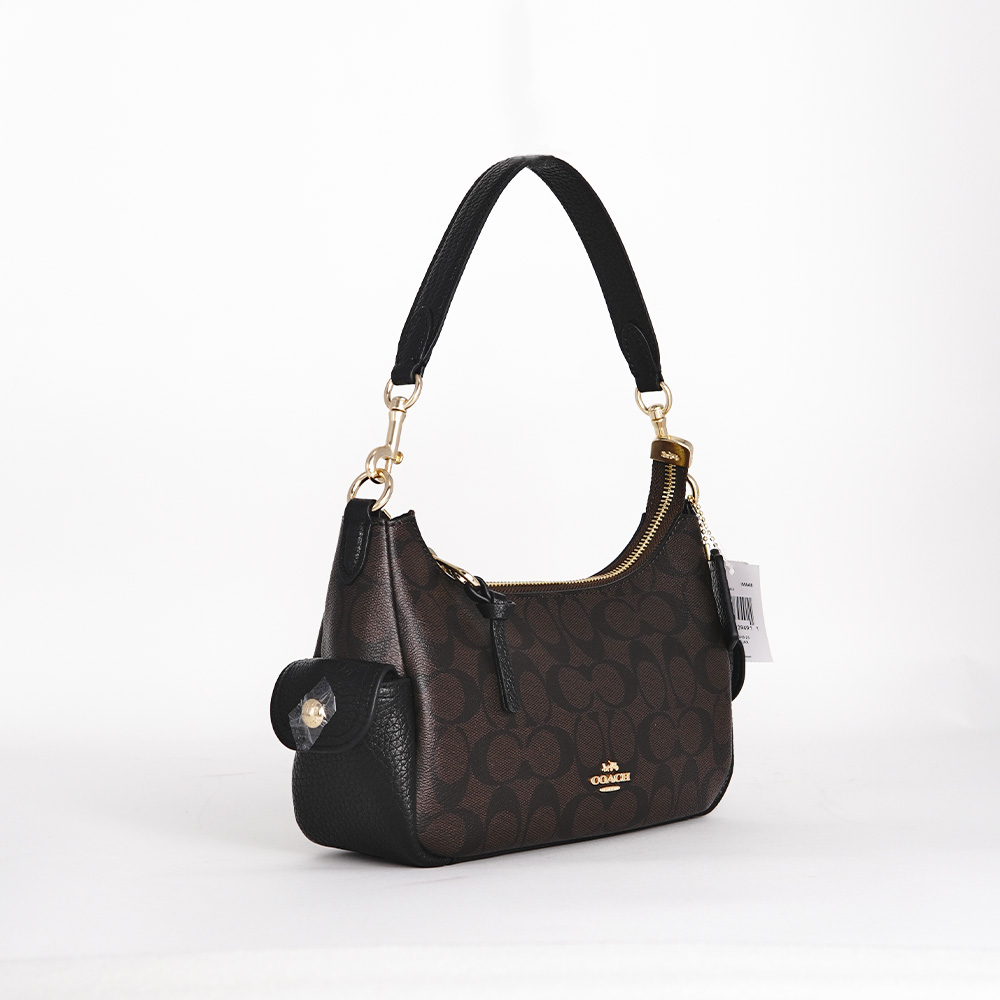 COACH PENNIE SHOULDER BAG 25 IN SIGNATURE CANVAS - Bag Habits