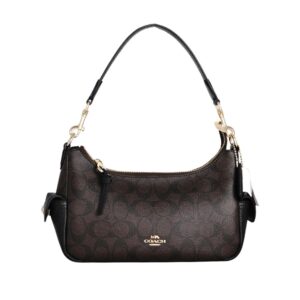 coach pennie shoulder bag 25 in signature canvas