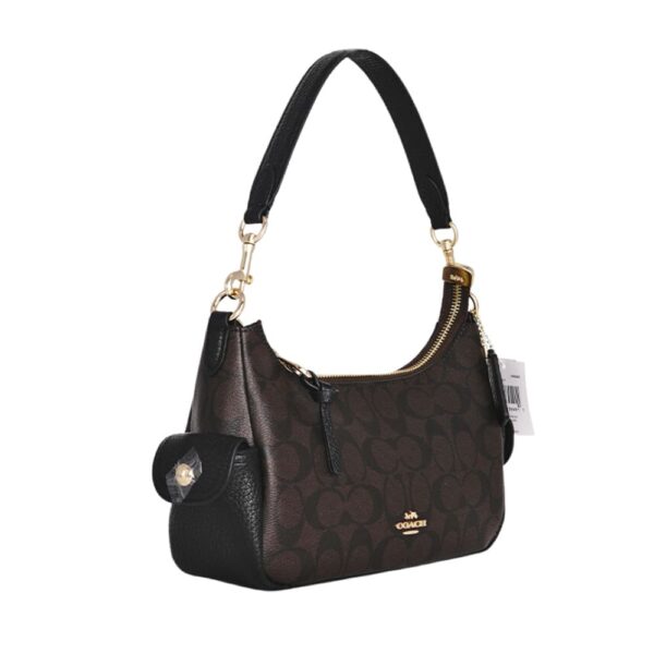 coach pennie shoulder bag 25 in signature canvas