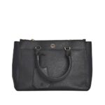 tory burch robinson small double zip tote noir