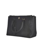 tory burch robinson small double zip tote noir