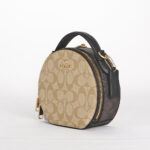 coach canteen crossbody in blocked signature canvas