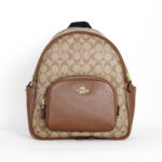 coach court backpack in signature canvas