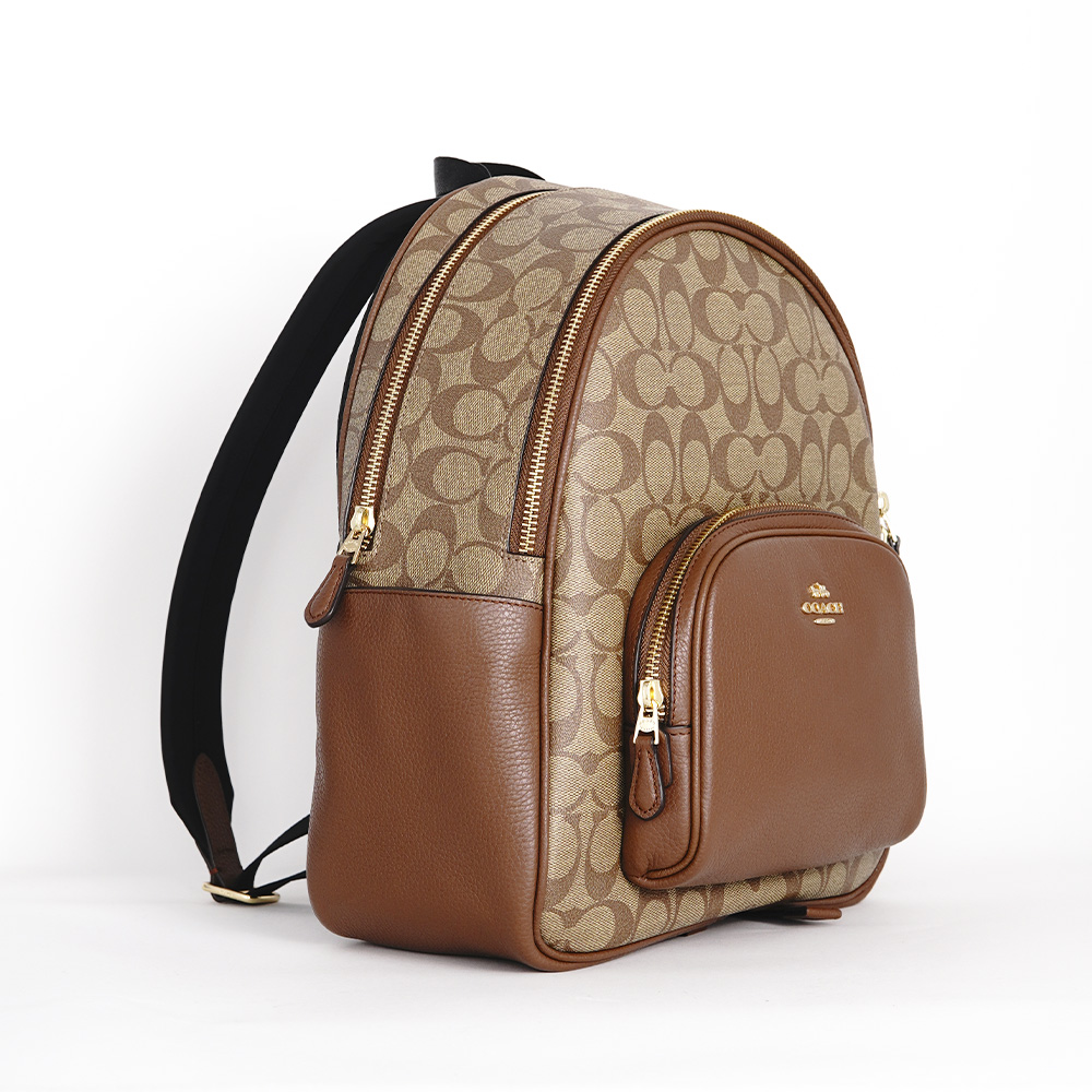 COACH COURT BACKPACK IN SIGNATURE CANVAS - Bag Habits