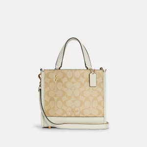 COACH DEMPSEY TOTE 22 IN SIGNATURE CANVAS