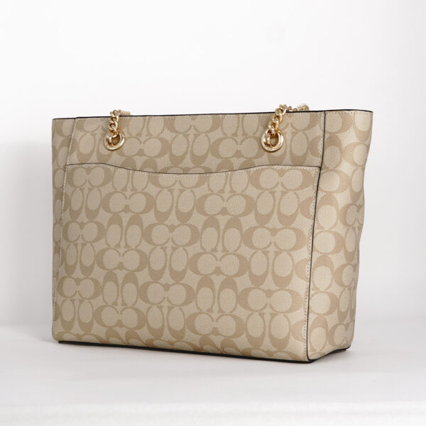 coach cammie chain tote in signature canvas