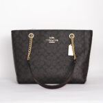 coach cammie chain tote bag in signature canvas