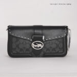 coach georgie shoulder bag in signature canvas