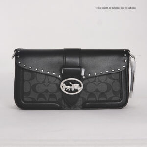 coach georgie shoulder bag in signature canvas