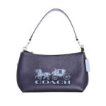 coach clara shoulder bag with horse and carriage