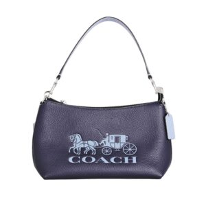 coach clara shoulder bag with horse and carriage