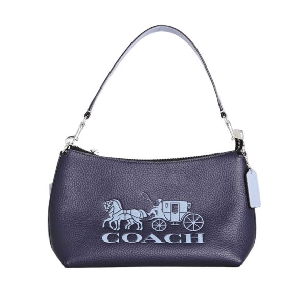 coach clara shoulder bag with horse and carriage