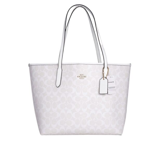 coach city tote in signature canvas