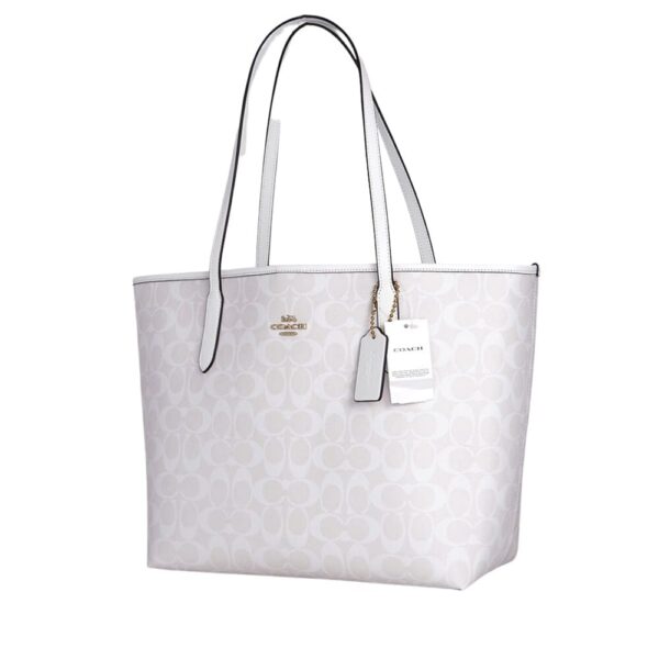 coach city tote in signature canvas
