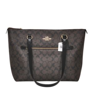 coach gallery tote in signature canvas