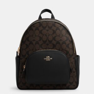 COACH COURT BACKPACK IN SIGNATURE CANVAS