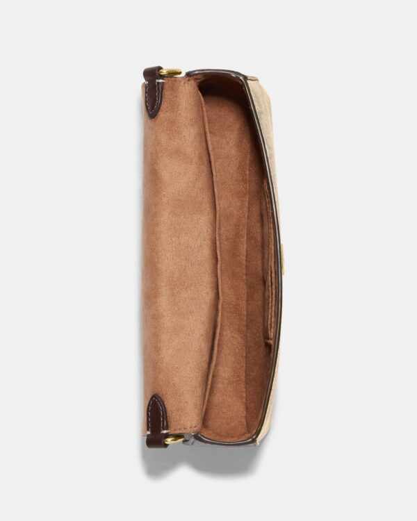 coach mini grace crossbody in signature canvas