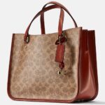 coach tyler carryall in signature canvas
