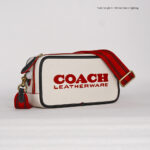 coach kia camera bag in colorblock