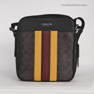 coach hudson crossbody in signature canvas