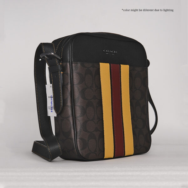 coach hudson crossbody in signature canvas