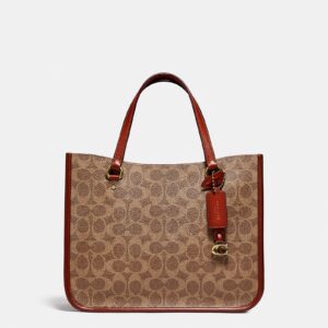 coach tyler carryall in signature canvas