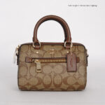 coach mini rowan crossbody in signature canvas