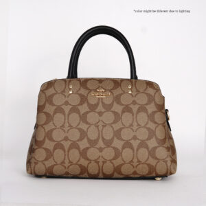 coach mini lillie carryall in signature canvas