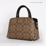 coach mini lillie carryall in signature canvas
