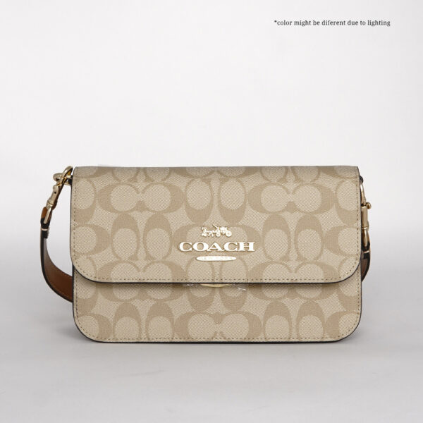 coach brynn shoulder bag in signature canvas