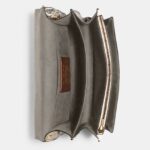 coach klare crossbody in signature canvas with rivets