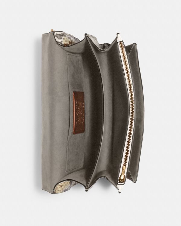 coach klare crossbody in signature canvas with rivets