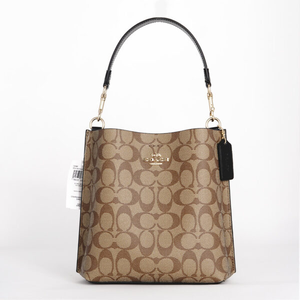 coach mollie bucket 22 in signature canvas