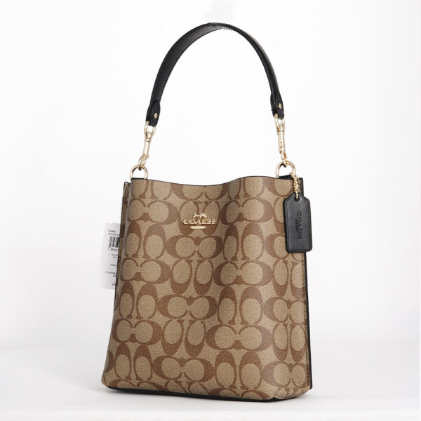 coach mollie bucket 22 in signature canvas